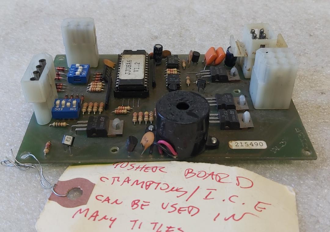 CROMPTONS ICE Pusher Hopper Control Board - ATLANTIS + Many More Games ...