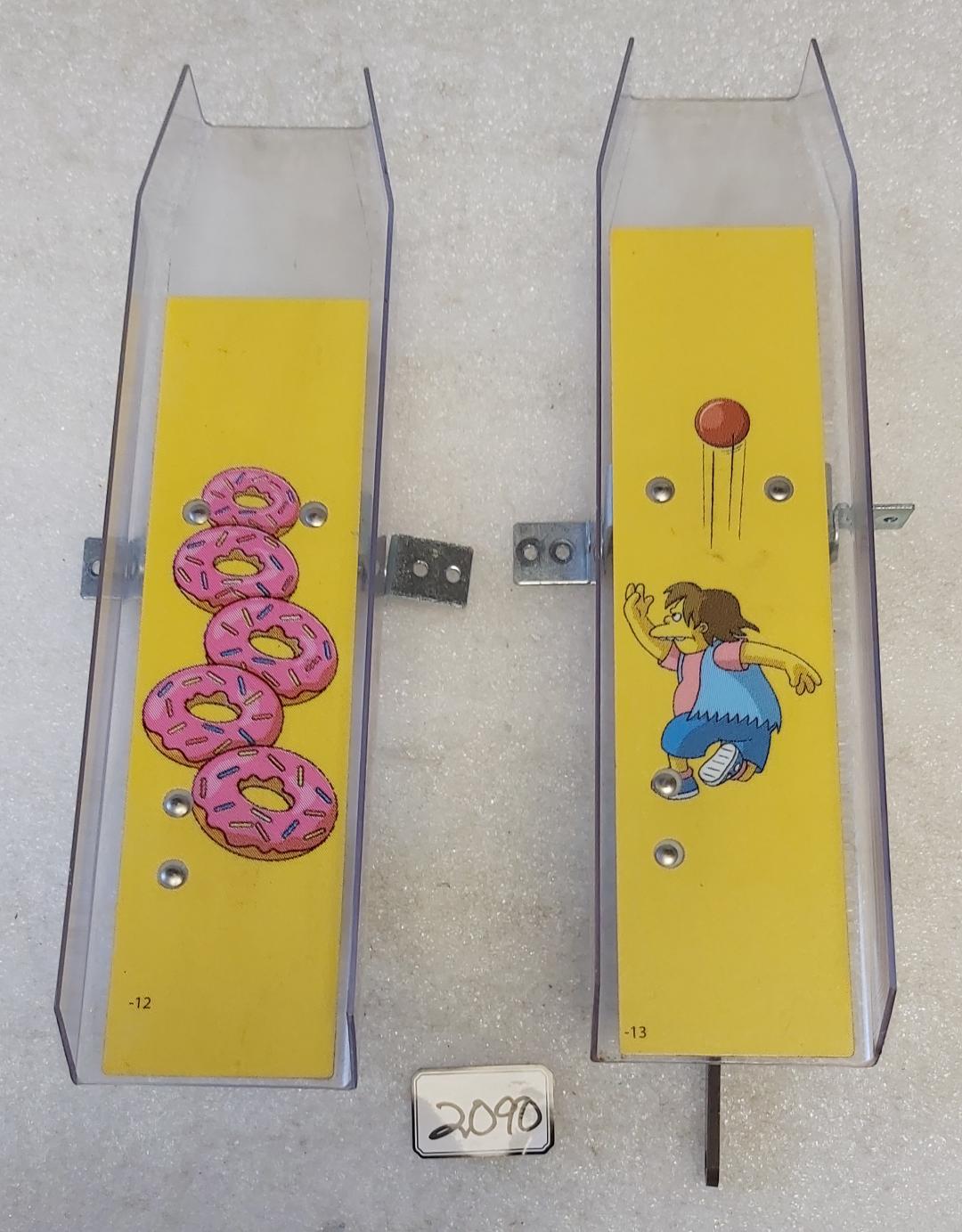 STERN SIMPSONS KOOKY CARNIVAL Redemption Game RAMPS - Lot of 2 (2090 ...