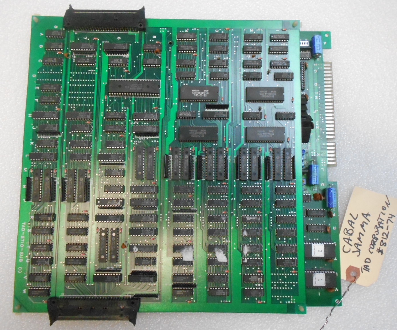 Cabal Arcade Machine Game PCB Printed Circuit Board Set ...