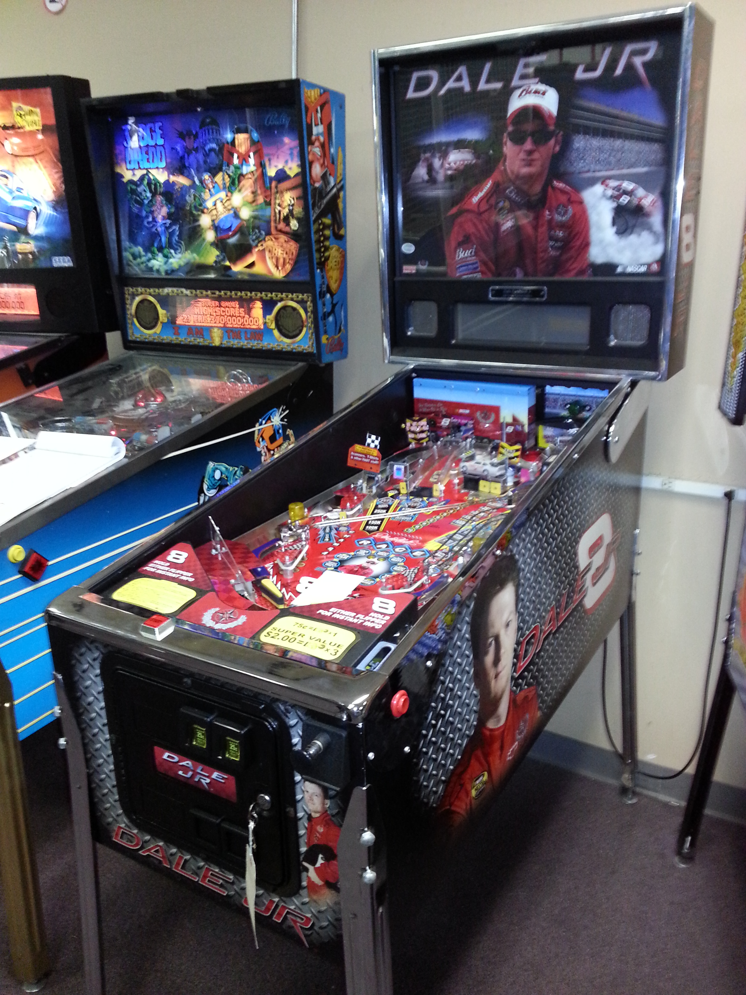 Shipping A Car >> NASCAR DALE EARNHARDT JR. #8 Pinball Machine Game for sale by Stern - LIMITED EDITION - FREE ... Shipping A Car >> NASCAR DALE EARNHARDT JR. #8 Pinball Machine Game for sale by Stern - LIMITED EDITION - FREE ...