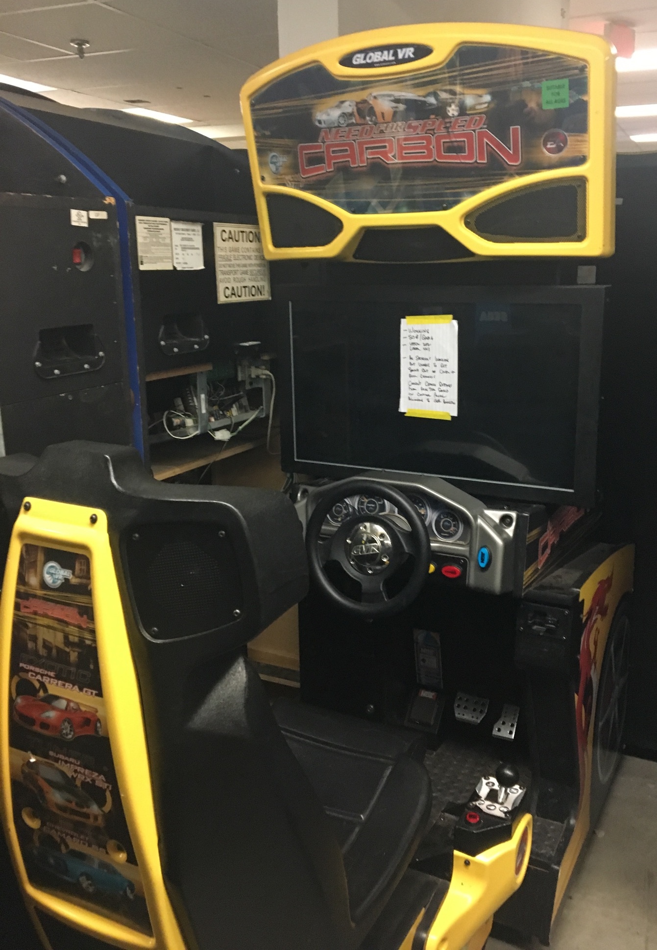 NEED FOR SPEED CARBON 32" SIT-DOWN DRIVER Arcade Machine Game for sale by GLOBAL VR! | COIN-OP PARTS ETC | Arcade | Pinball Vending