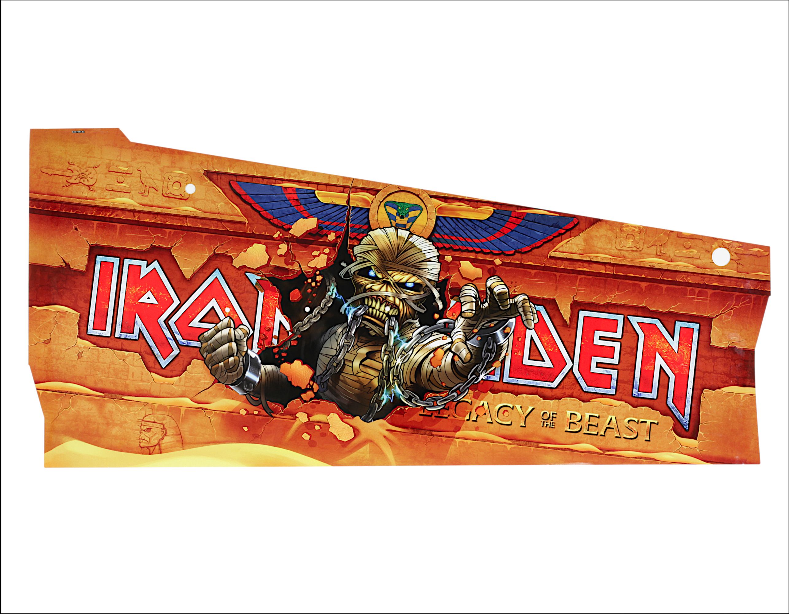 Stern Pinball Iron Maiden Cabinet Decal Right #820-78N5-04 
