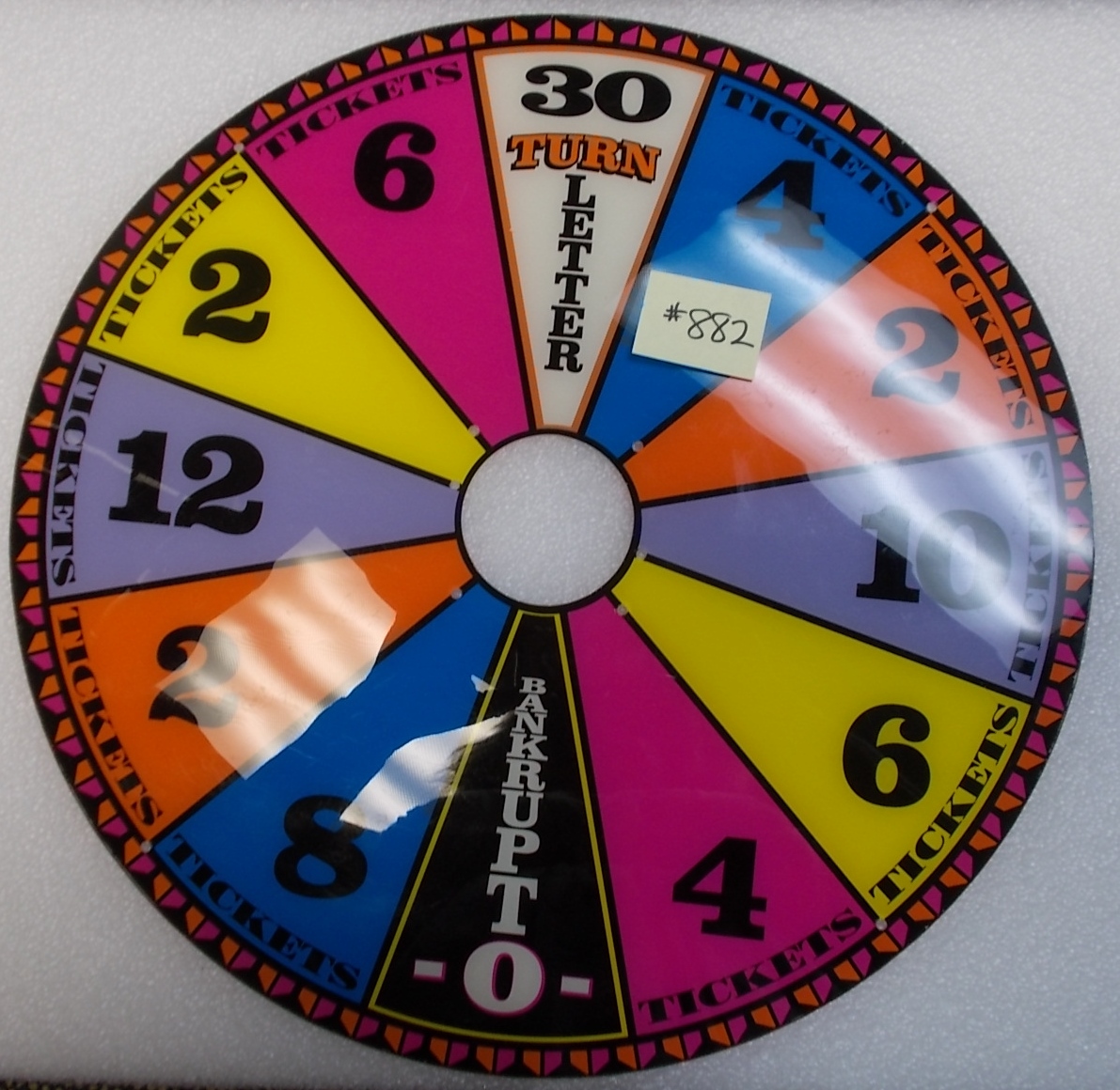 Wheel of Fortune Ticket Redemption Arcade Machine Game ...