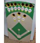 1950s PRESSMAN ACTION BASEBALL Tabletop Game Playfield (B108) 