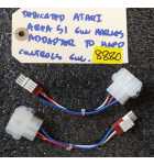 ATARI Area 51, Maximum Force & Site 4 GUN HARNESS ADAPTER to HAPP CONTROLS GUN #96-0670-00 Lot of 2 (8880)