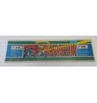ATARI BASEBALL Arcade Game Machine HEADER with PLEXIGLASS #5575 for sale 