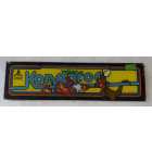 ATARI KANGAROO Arcade Game GLASS Overhead Header Marquee (6518) 
