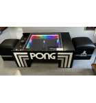 ATARI PONG HOME EDITION - COFFEE TABLE Arcade Game w 2 STOOLS for sale by UNIS 