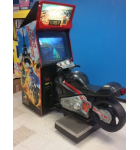 ATARI ROAD BURNERS Sit Down Motorcycle Arcade Driving Games (2 Linked) 27" LCD Monitors for sale 