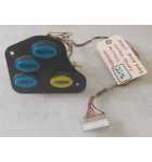 ATARI SAN FRANCISCO RUSH 2049 Arcade Game CONTROL PANEL BUTTON Assy.(2276) 