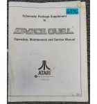 ATARI SPACE DUEL Arcade Game Operators Manual & Schematic Package Supplement #6376 