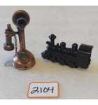 BALLY ADDAMS FAMILY Pinball Machine Diecast PHONE & TRAIN Modifications (2104)