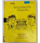 BALLY GILLIGAN'S ISLAND Pinball OPERATIONS MANUAL #6223  