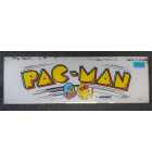 BALLY PAC-MAN Arcade Game Overhead PLEXIGLASS Header #7783 