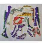 BALLY THEATRE OF MAGIC Pinball Machine INCOMPLETE PLASTIC Set #9689 