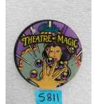 BALLY Theatre of Magic Pinball Machine Game Promotional Plastic #5811 