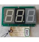 BAYTEK GOIN ROLLIN, SMOKIN TOKEN Arcade Game DISPLAY Board (1436) 