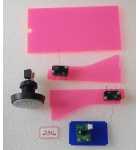 BENCHMARK MONSTER DROP EXTREME Redemption Game BUTTON, SWITCHES & PLASTICS (2316) 