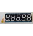 BENCHMARK WHEEL DEAL / XTREME Redemption Game 5 DIGIT SCOREBOARD DISPLAY Board #7162