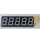 BENCHMARK WHEEL DEAL / XTREME Redemption Game 5 DIGIT SCOREBOARD DISPLAY Board #7164