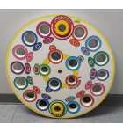 Benchmark Slam-A-Winner Redemption Arcade Game PLAYFIELD WHEEL w DECAL #9369 