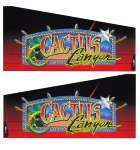 CACTUS CANYON Pinball Machine LEFT & RIGHT CABINET Decal Set (44)  