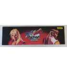  CAPCOM STREET FIGHTER ALPHA WARRIORS DREAMS Arcade Game PLEXIGLASS Header PLEXIGLASS (5026) 