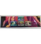 CAPCOM STREET FIGHTER Arcade Game Overhead Marquee PLEXIGLASS Header (307) 