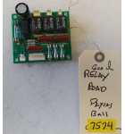 COASTAL AMUSEMENTS FLY BALL Ticket Redemption Arcade Game RELAY Board #7574