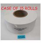 CRANE HOT DRINK CENTER Vending Machine FILTER PAPER #6204228A (5728) - CASE of 15 ROLLS