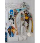 DATA EAST LETHAL WEAPON 3 Pinball Machine INCOMPLETE PLASTIC Set #9680 