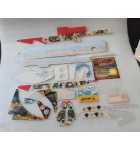 DATA EAST MAVERICK Pinball Machine INCOMPLETE PLASTIC Set #9607 
