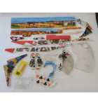 DATA EAST MAVERICK Pinball Machine INCOMPLETE PLASTIC Set #9610 