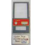 DIXIE NARCO VENDO Soda Style Vending Machine COIN VALIDATOR METAL BEZEL (2406) 