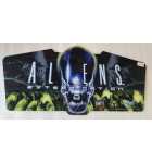 GLOBAL VR ALIENS EXTERMINATION Arcade Game PLEXIGLASS HEADER #9544 