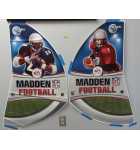 GLOBAL VR EA SPORTS MADDEN SEASON 2 FOOTBALL Arcade Game 2 PIECE DECAL SET - L/R CABINET #5604 