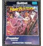 GOTTLIEB BONE BUSTERS Pinball Game INSTRUCTION Manual #6437 