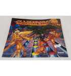 GOTTLIEB GLADIATORS Pinball Machine Translite - #28833-737 (1116N) 
