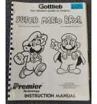 GOTTLIEB SUPER MARIO BROS. Pinball Game INSTRUCTION Manual #6429 