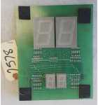 GRAYHOUND ELECTRONICS CRANE Arcade Game DISPLAY Board #2578 