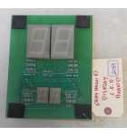 GRAYHOUND ELECTRONICS CRANE Arcade Game LED DISPLAY Board #2157 