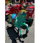 GREEN HORSE Kiddie Ride for sale 