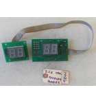 ICE CRANE Arcade Game DISPLAY Boards #BC2032B & BC2033B (9844) 