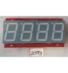 ICE CYCLONE Redemption Arcade Game DISPLAY Board Rev 4 #2593 