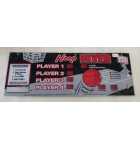 ICE HOOP FEVER Arcade Game PLEXIGLASS HEADER MARQUEE (2125) 