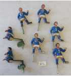 ICE SUPER KIXX Bubble Dome Soccer Arcade Game REPLACEMENT MEN #2171