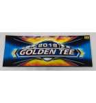 IT GOLDEN TEE 2018 Arcade Game FLEXIBLE Overhead Marquee Header #8961 