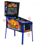 JERSEY JACK DIALED IN LE Pinball Machine Game 3 pc. Cabinet Decal Set #5545 - FREE SHIPPING!