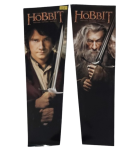 JJP THE HOBBIT Pinball Backbox Head DECAL Set LEFT #61-006003-00 & RIGHT Side #61-6004-00 (9387) 