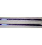 Jersey Jack DIALED IN CE Pinball PURPLE LASER CUT Side Rails #42-007008-07